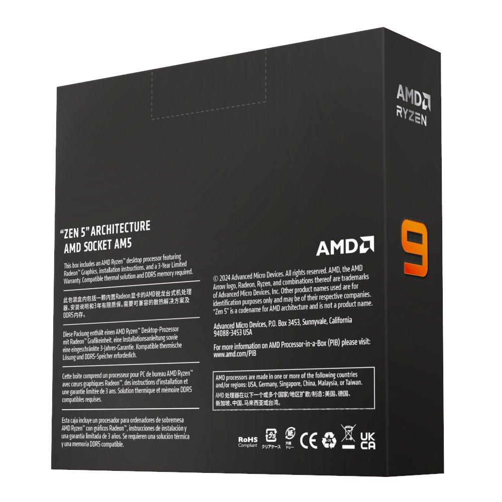 AMD RYZEN 9 9950X 16-Core 4.3GHz AM5 CPU