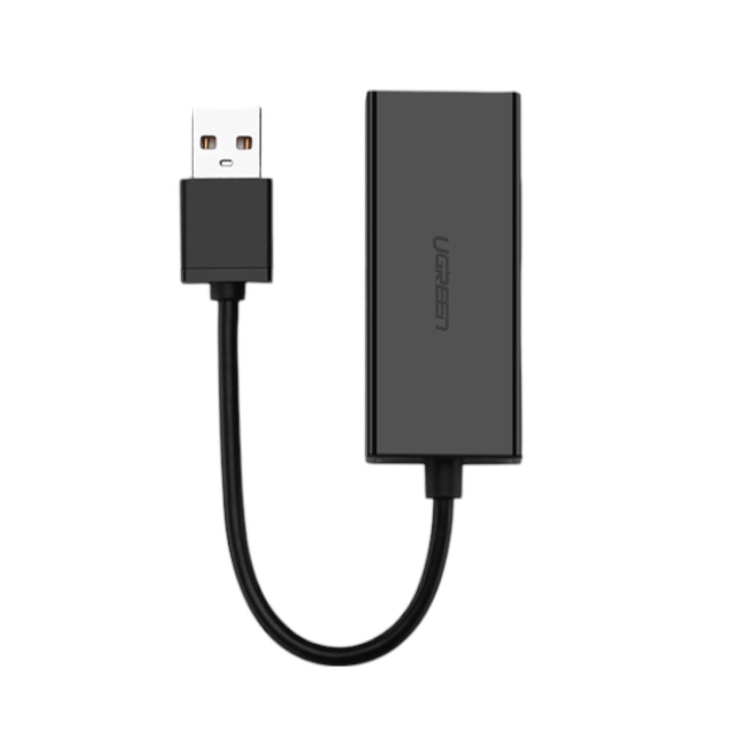 UGREEN CM111 USB3.0 to RJ5 Gigabit Ethernet Adapter - Black