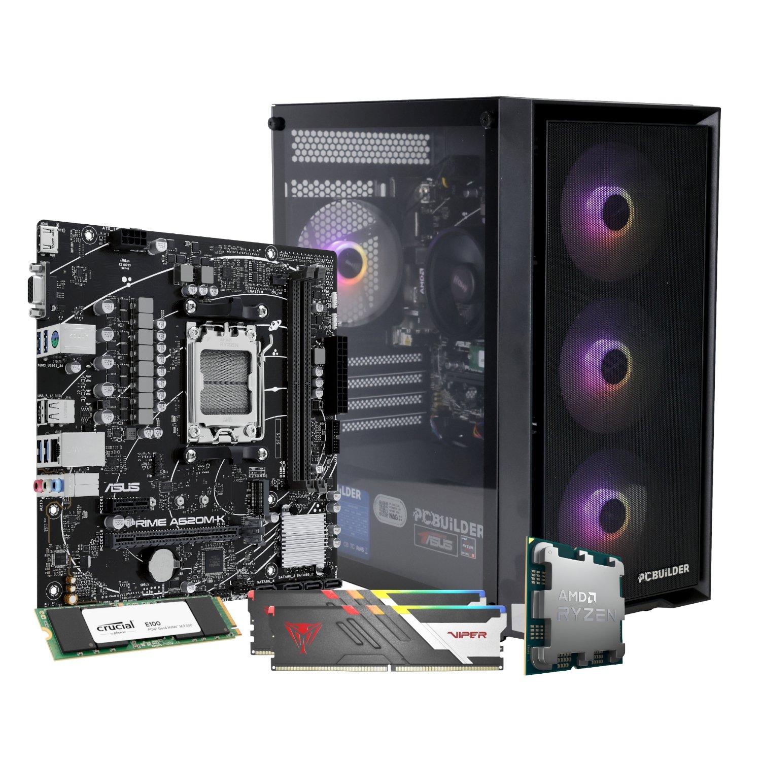 PCBuilder Ryzen 5 8600G WARDEN Windows 11 Gaming PC